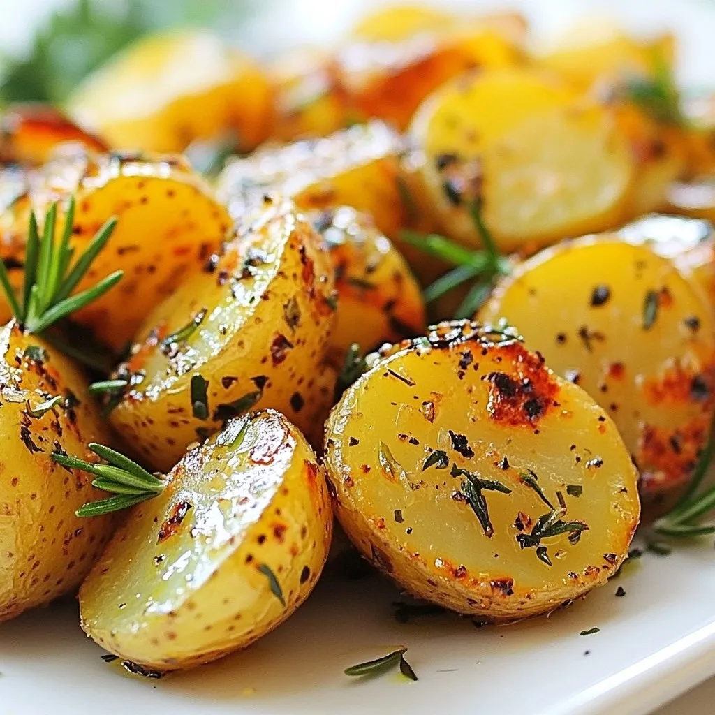 Garlic Herb Roasted Potatoes Simple and Tasty Treat