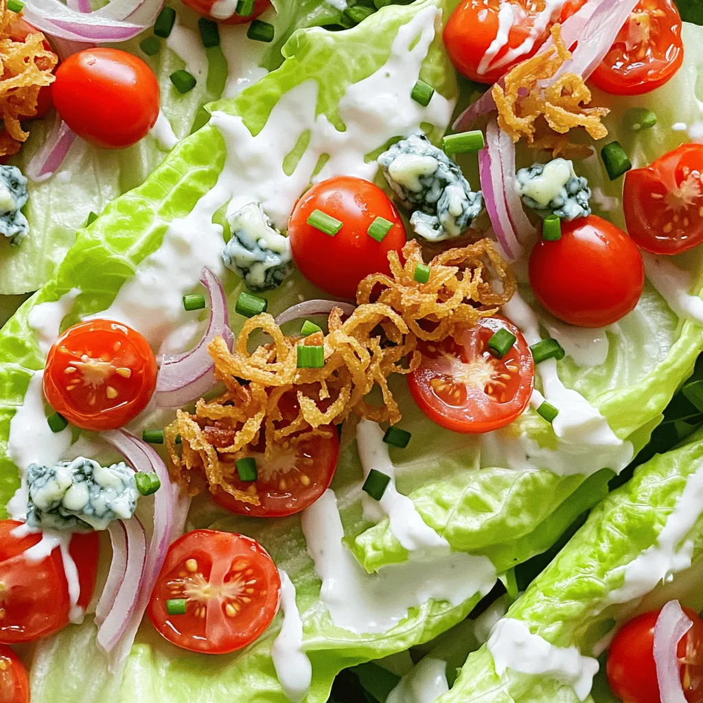 Classic Wedge Salad Flavorful and Refreshing Choice