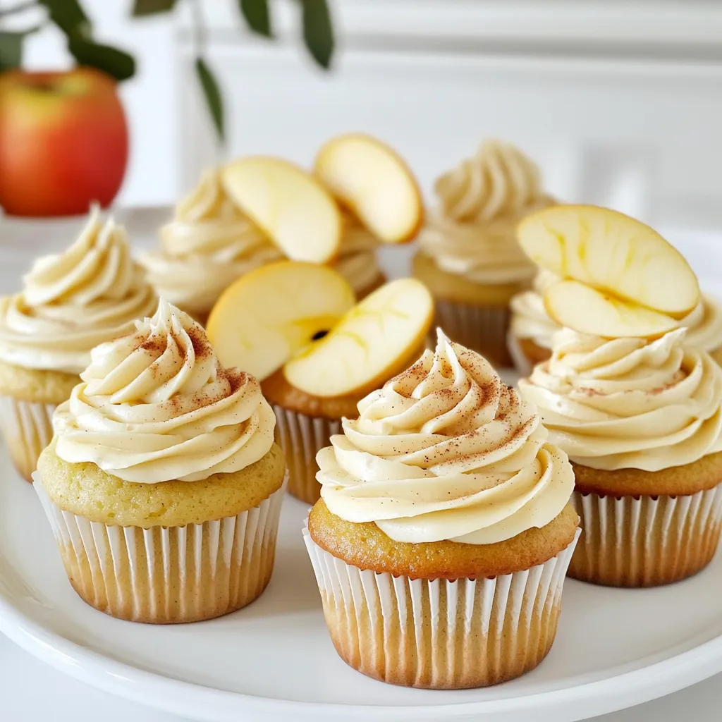 Apple Cider Cupcakes Spiced Frosting Delight Recipe