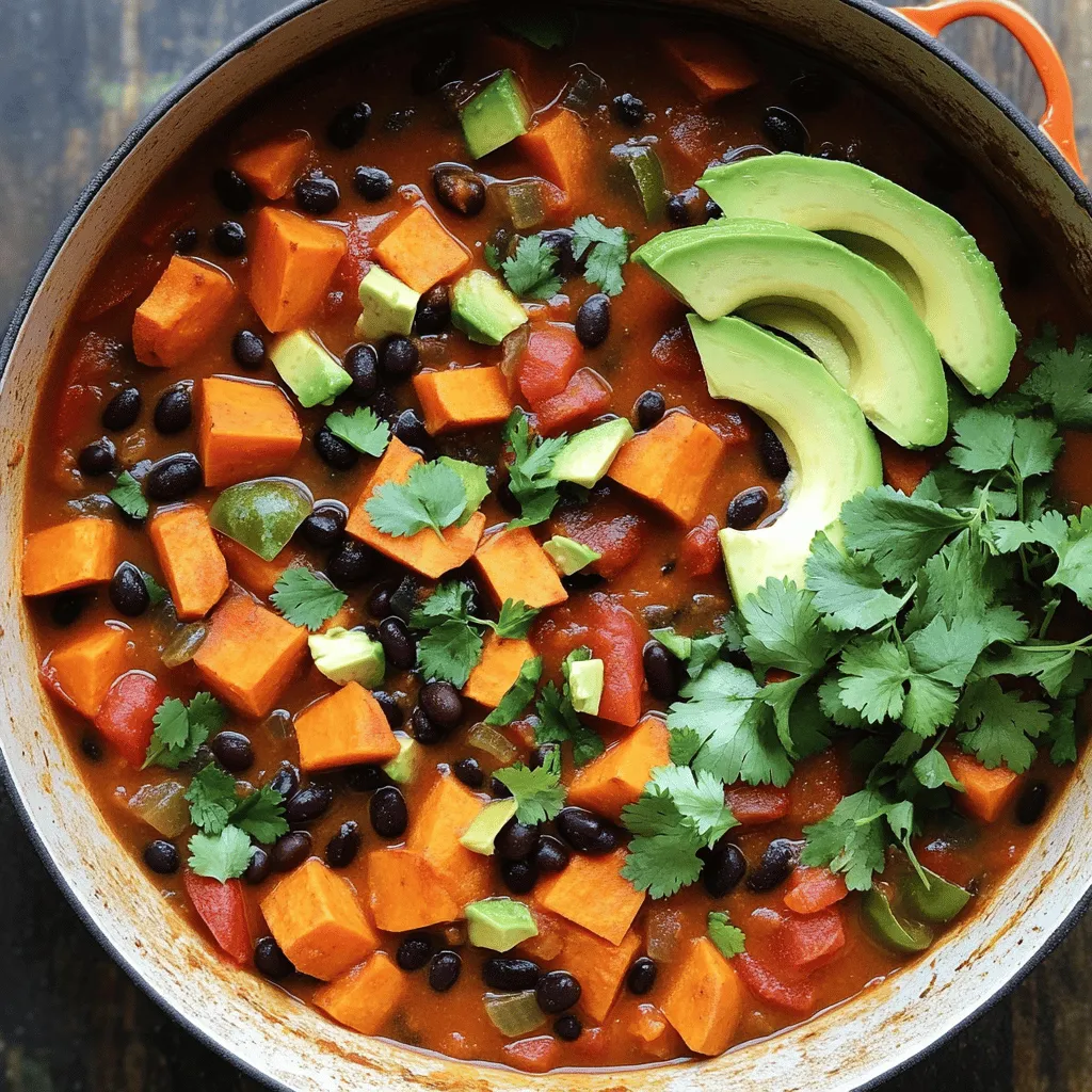 Sweet Potato Black Bean Chili Flavorful and Hearty Dish