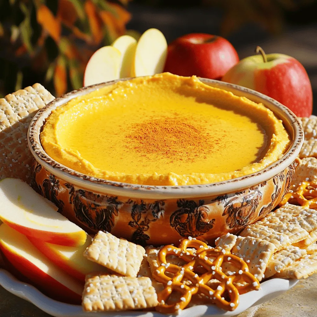 Pumpkin Spice Cheesecake Dip Creamy and Flavorful Delight