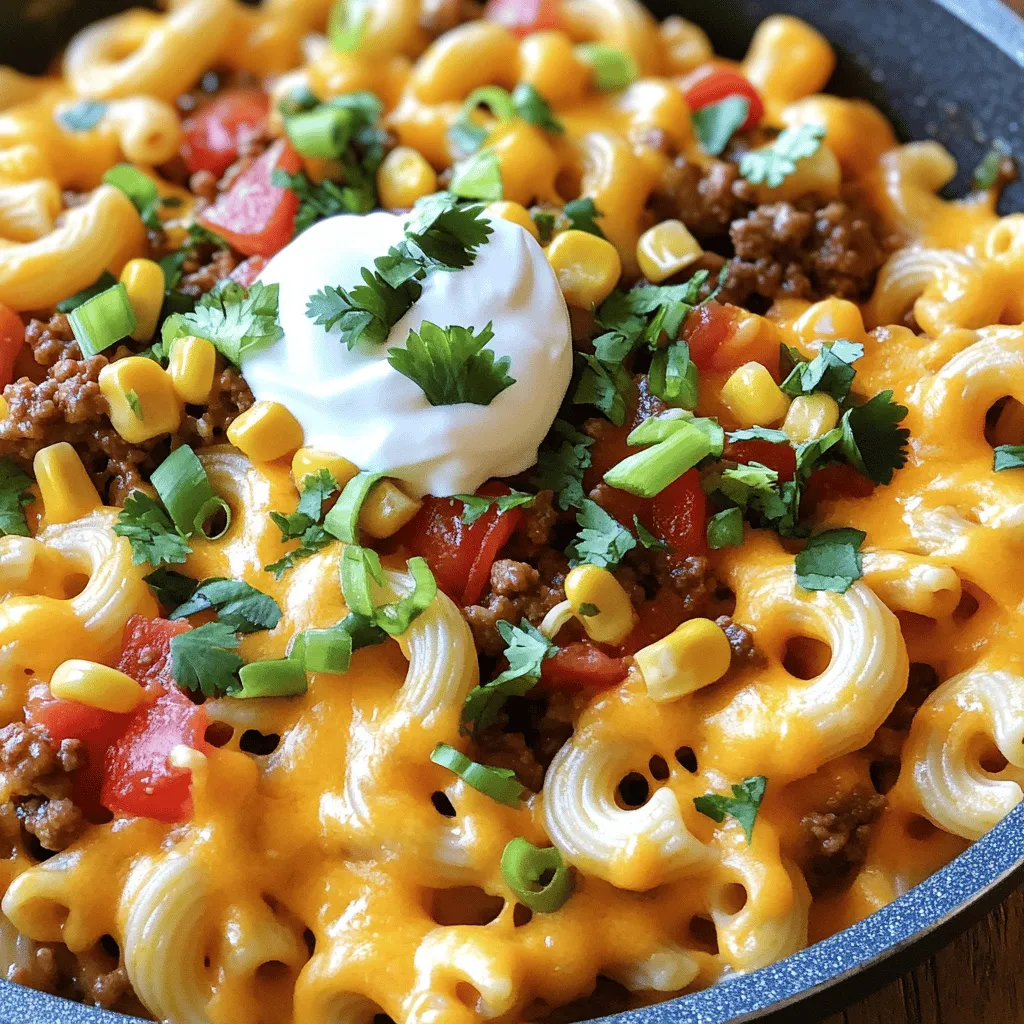 Cheesy Taco Pasta Quick and Flavorful Weeknight Meal