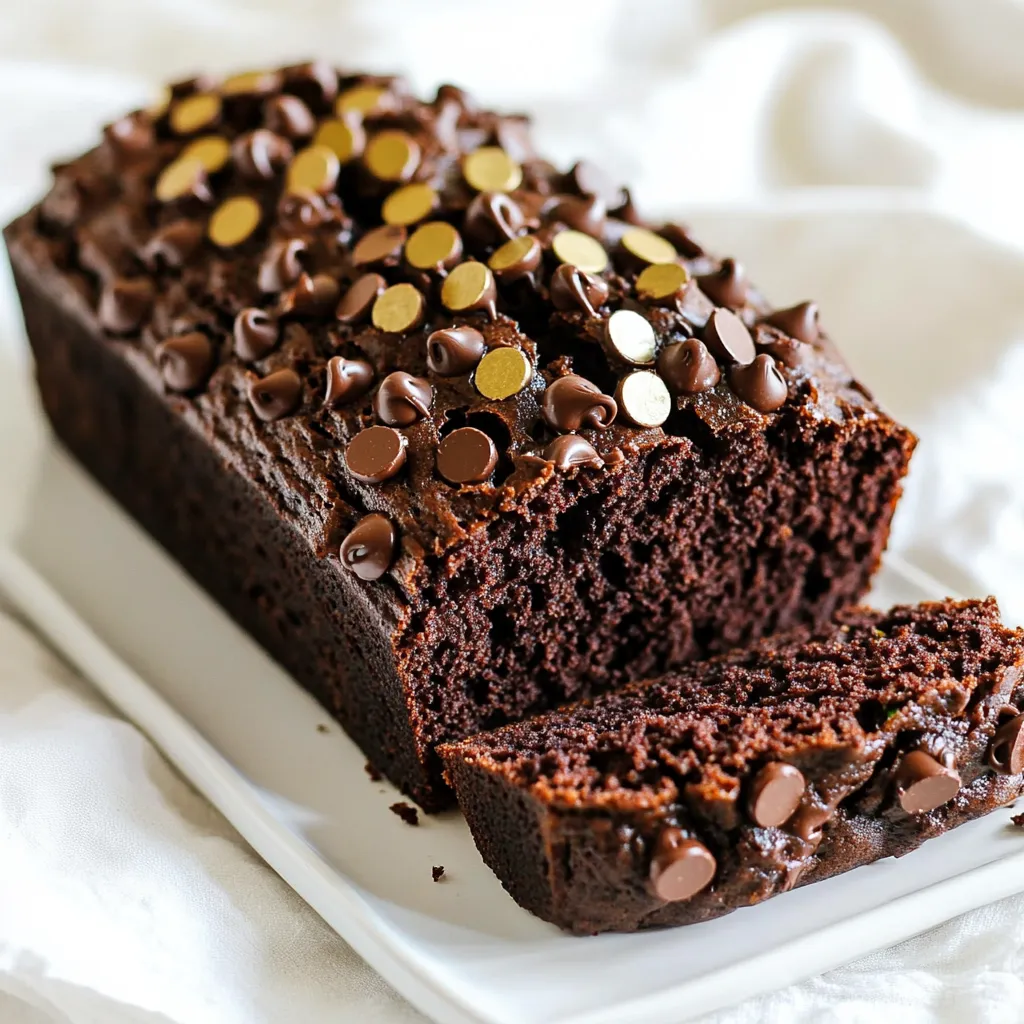 Double Chocolate Zucchini Bread Moist and Rich Delight