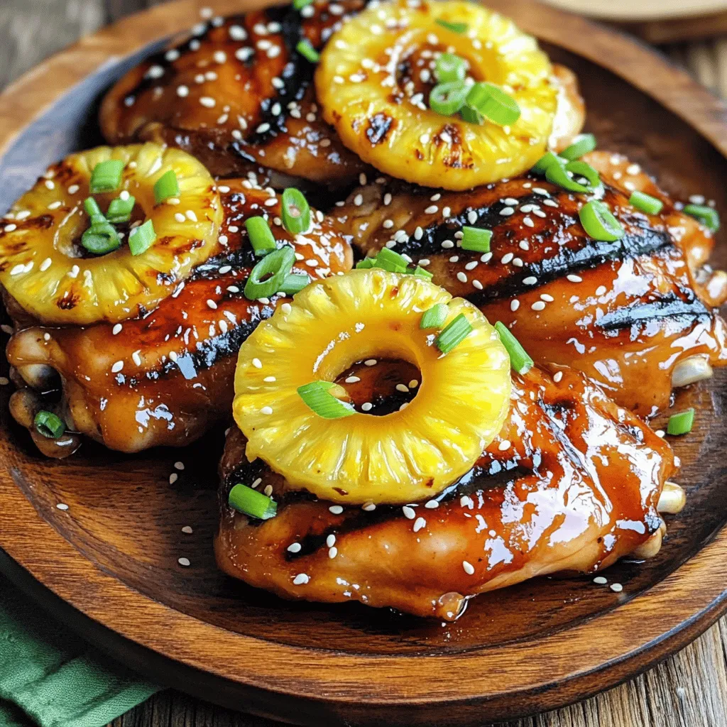 Grilled Pineapple Teriyaki Chicken Flavorful Delight