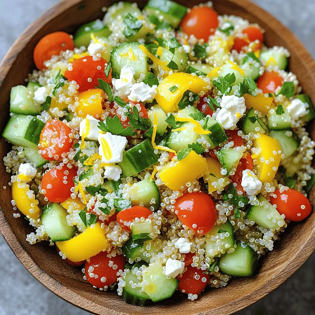 Lemon Herb Quinoa Salad Fresh and Flavorful Delight