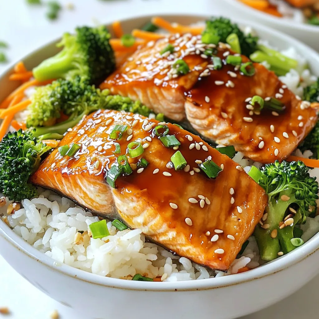 Teriyaki Salmon Rice Bowls Healthy and Flavorful Meal
