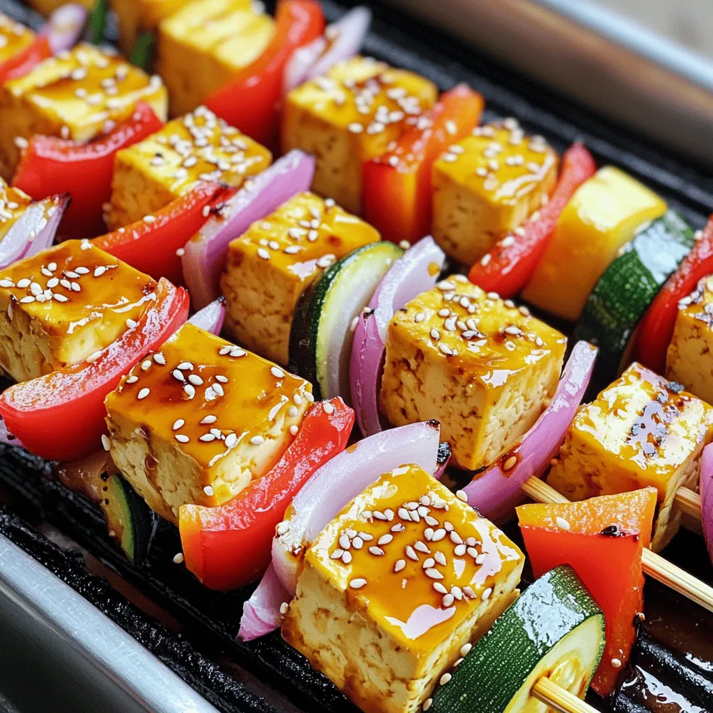 26. Teriyaki Grilled Tofu Skewers Flavorful and Simple