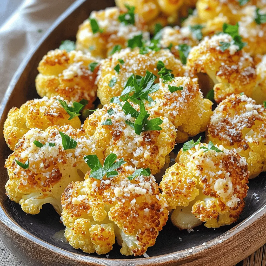Parmesan Roasted Cauliflower Flavorful Side Dish