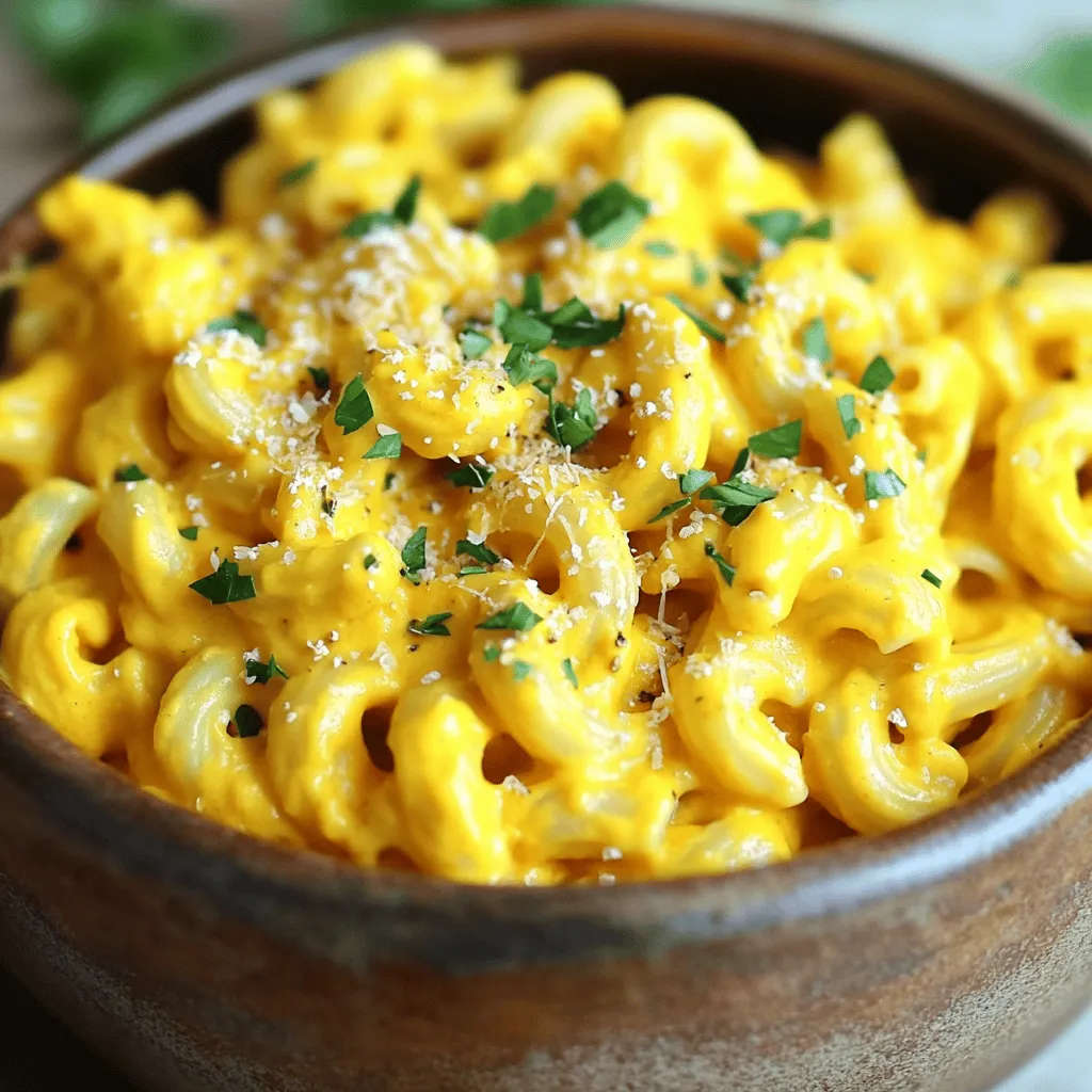 Easy Vegan Pumpkin Mac and Cheese Cozy and Comforting