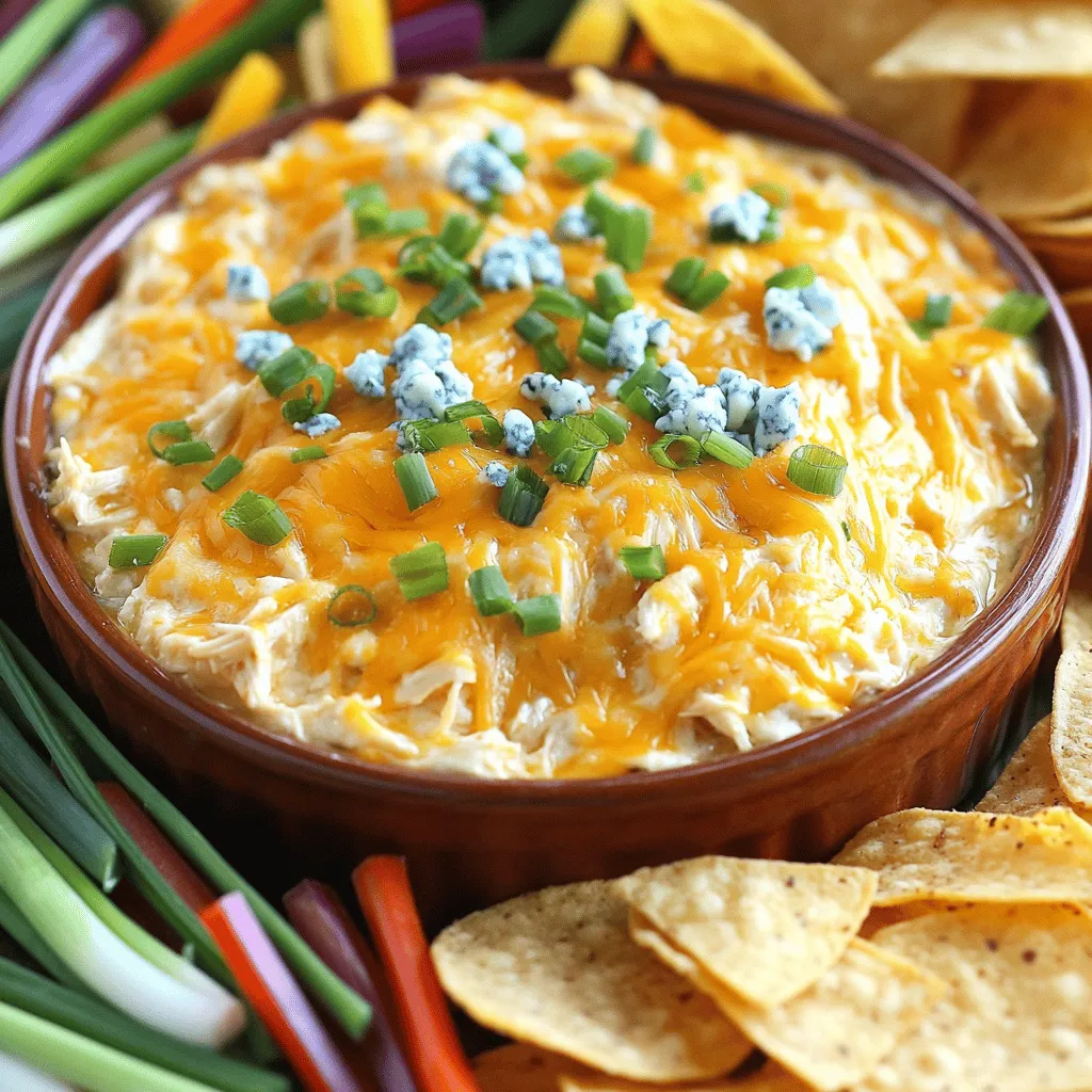 Buffalo Ranch Chicken Dip Creamy Flavorful Delight