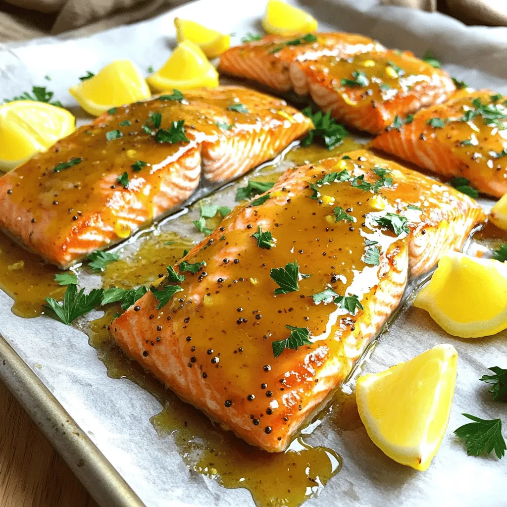 Honey Mustard Glazed Salmon Savory Flavor Boost