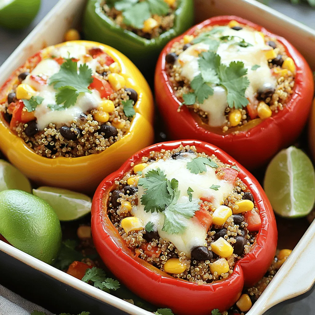 Mexican Quinoa Stuffed Peppers Flavorful and Healthy