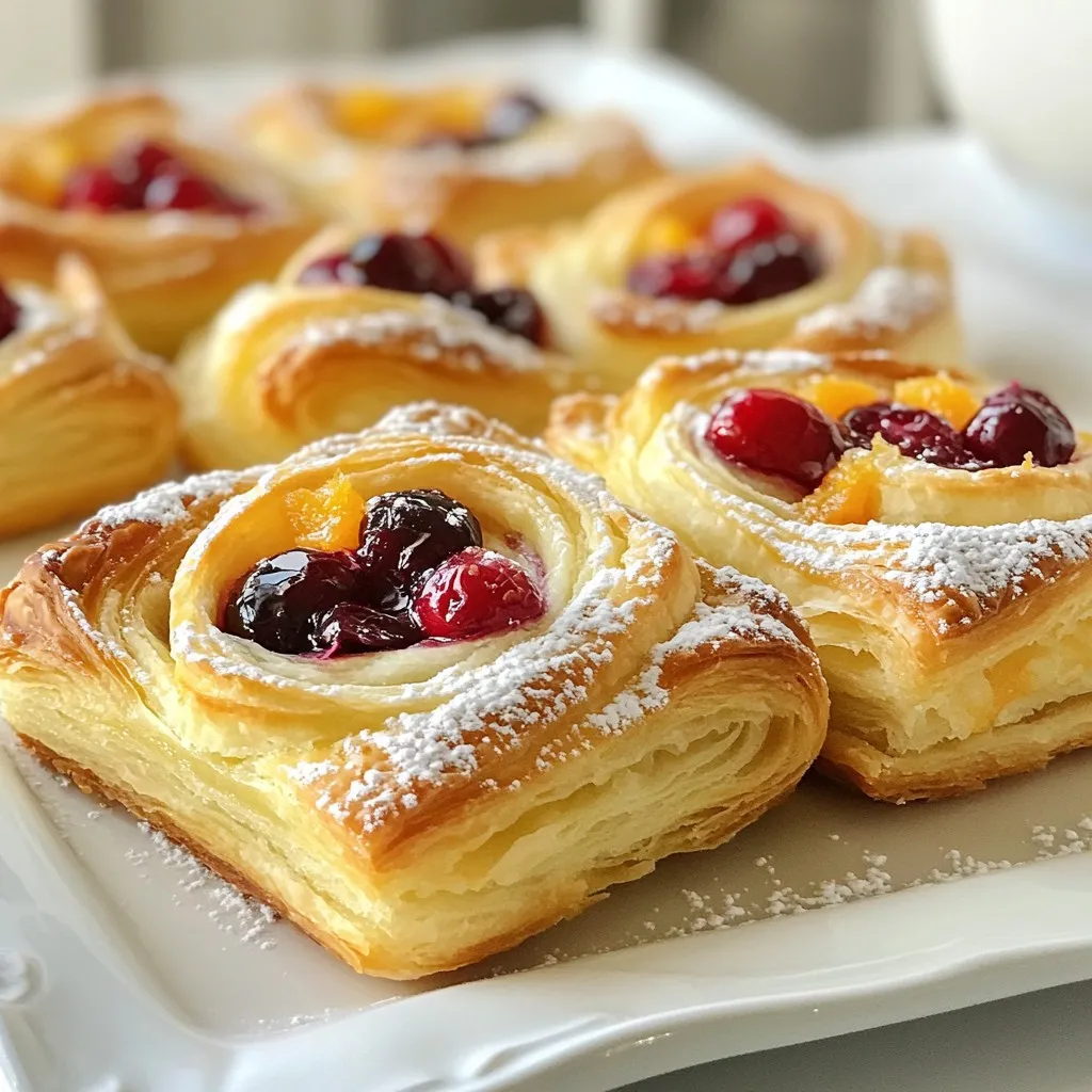 Cranberry Orange Danish Tasty Sweet Treat Recipe