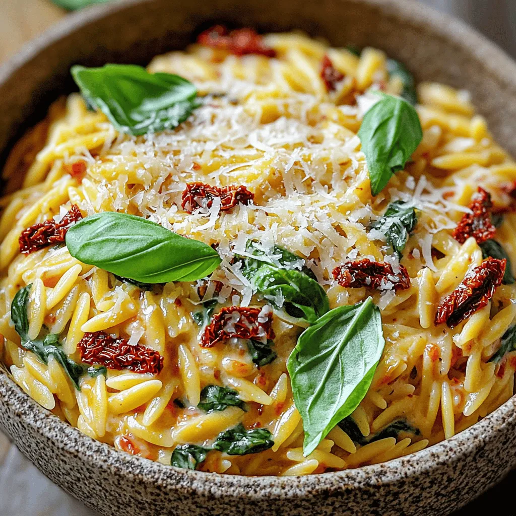 Creamy Sun Dried Tomato Orzo Flavorful Recipe Guide