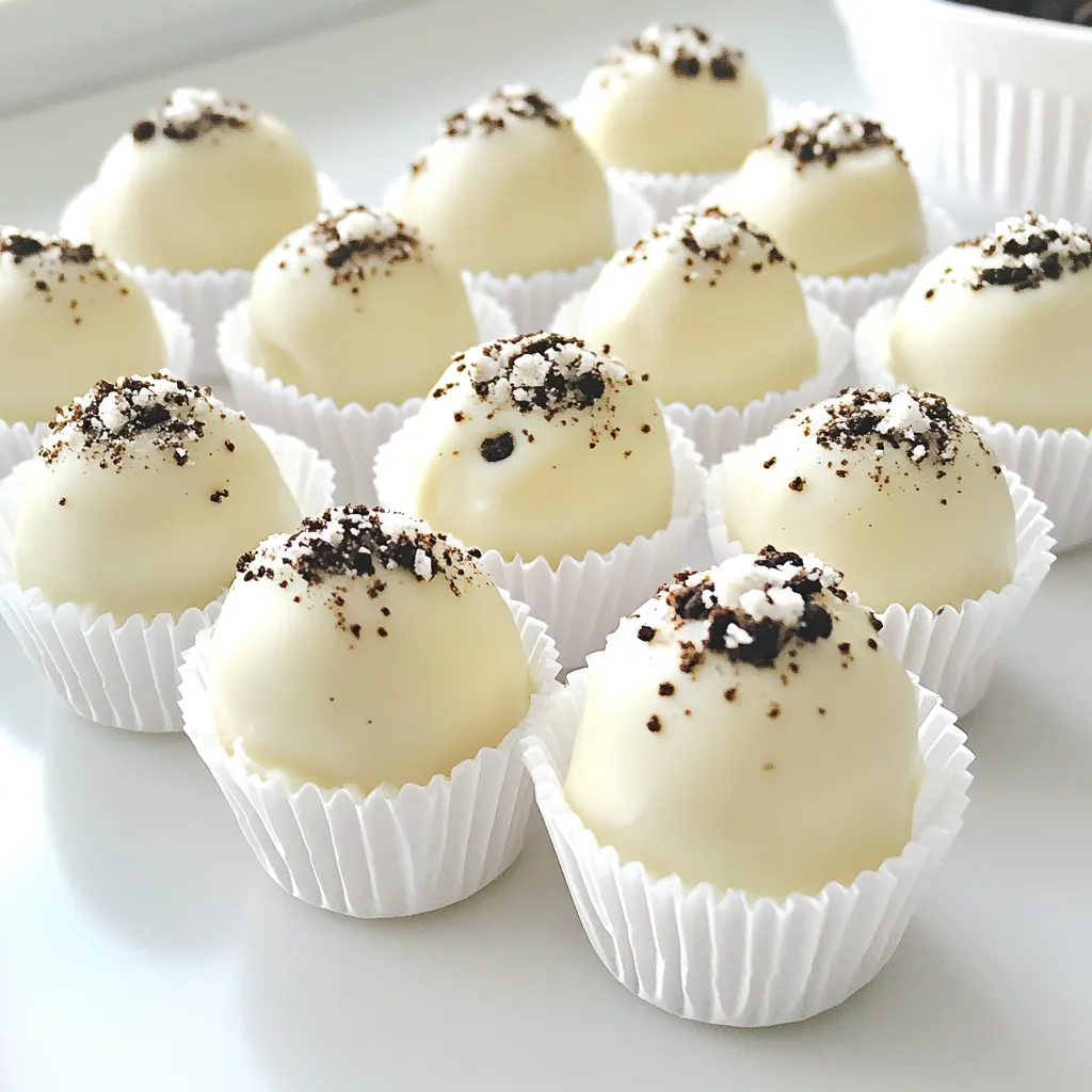 Oreo Cheesecake Truffles No Bake Easy Dessert Treat