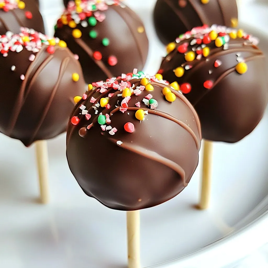 Peppermint Chocolate Cake Pops Joyful Sweet Treats