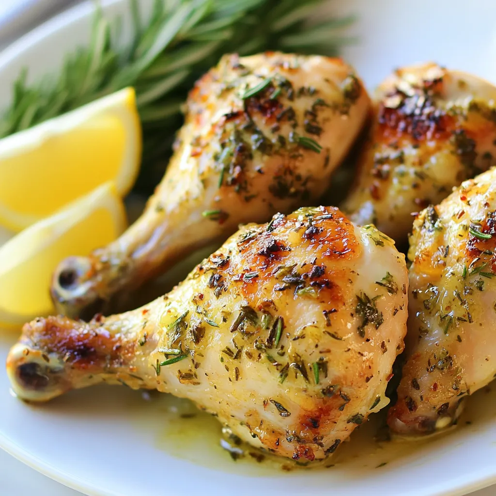 Buttery Herb Chicken Drumsticks Flavorful Delight
