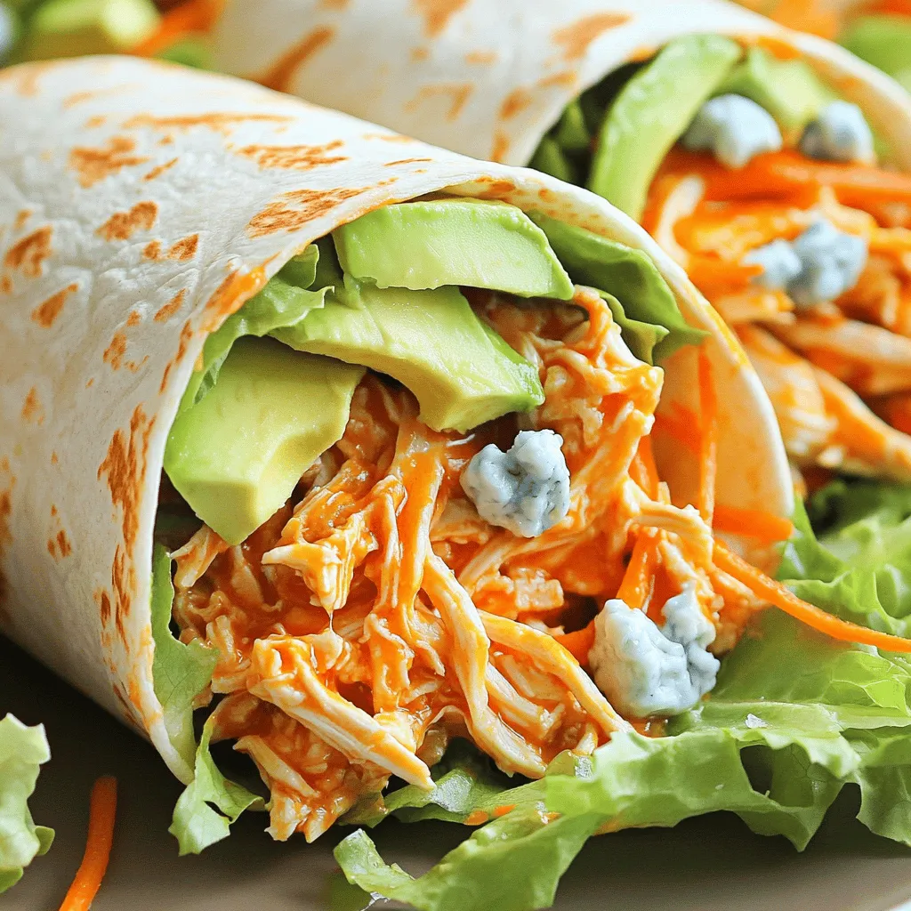 Spicy Buffalo Chicken Wraps Easy Flavorful Treat