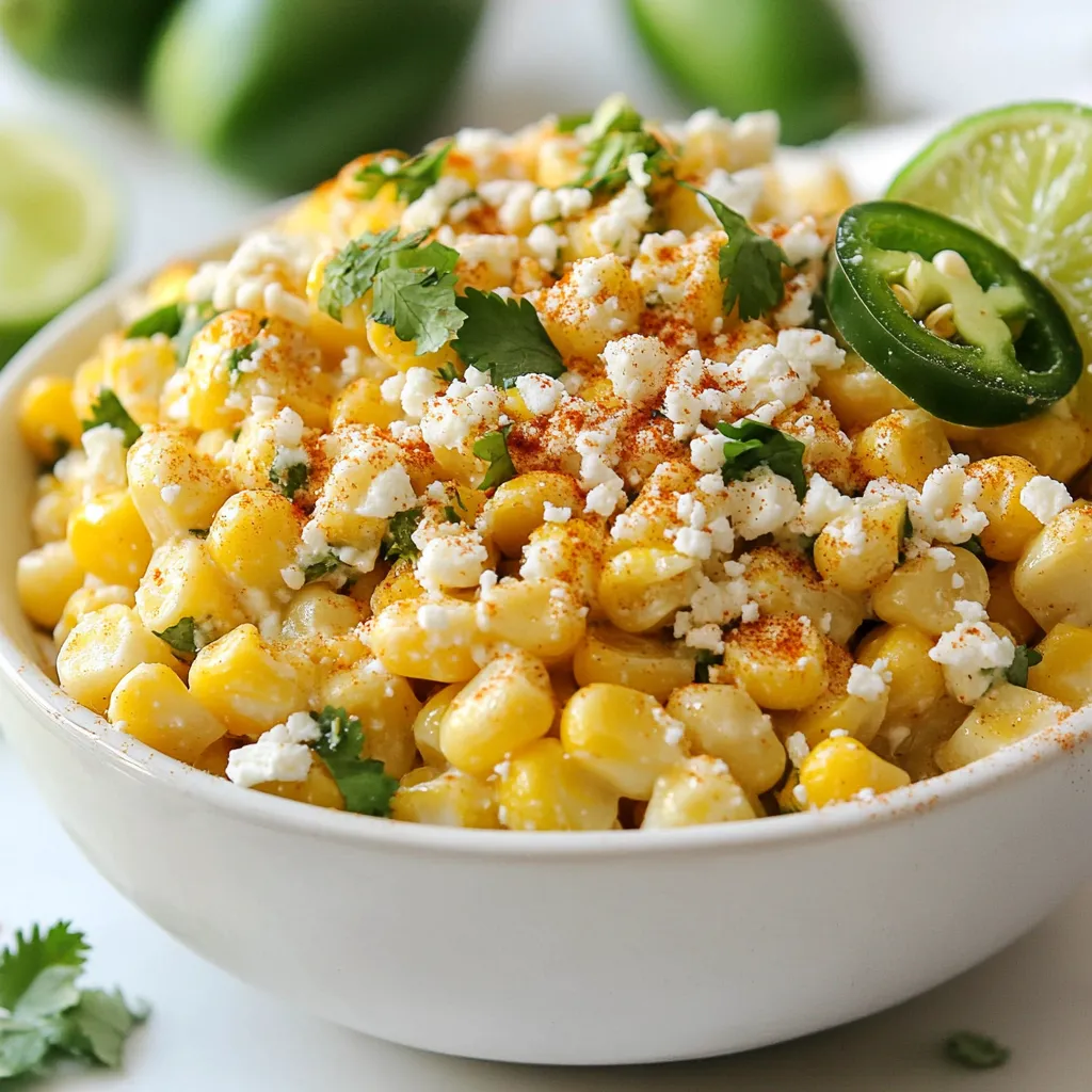 Mexican Street Corn Salad Fresh and Flavorful Recipe