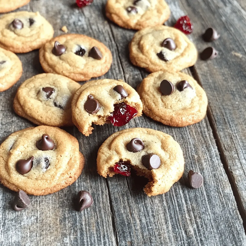 Cherry Chocolate Chip Cookie Bites Delightful Treat