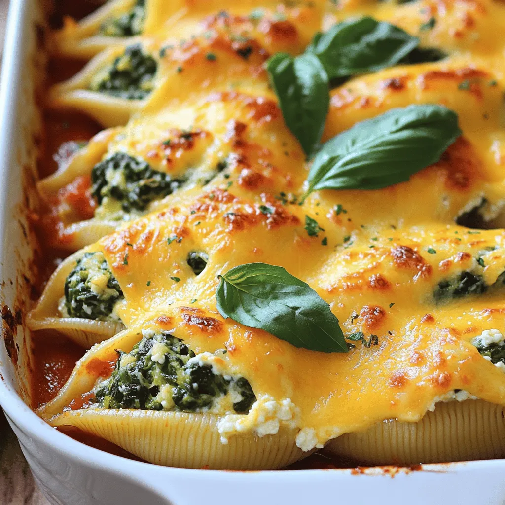 Savory Spinach Ricotta Stuffed Shells Easy Recipe