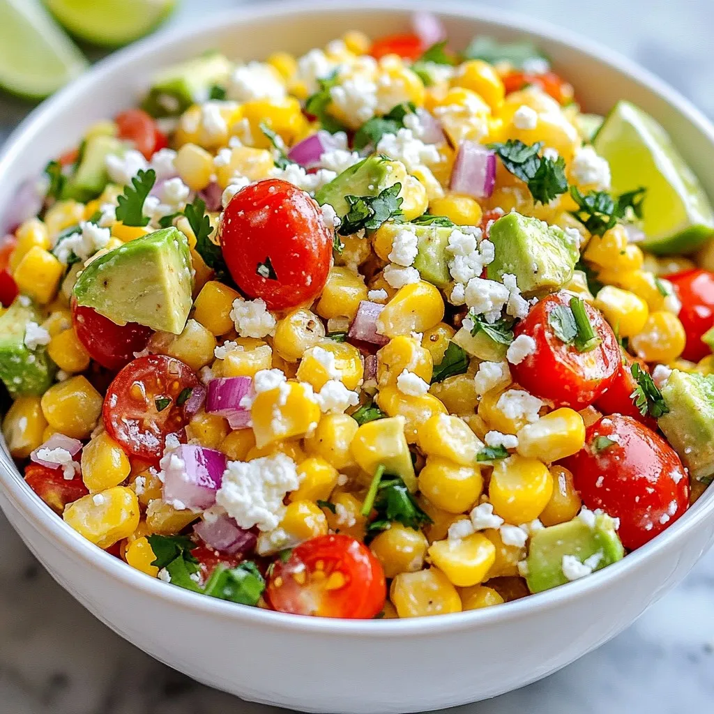 Mexican Street Corn Salad Flavorful and Easy Recipe