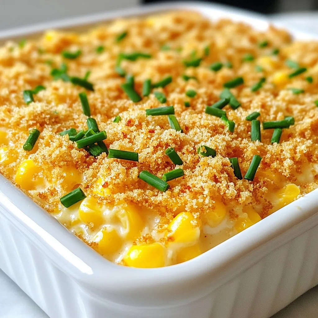 Creamed Corn Casserole Simple and Tasty Recipe