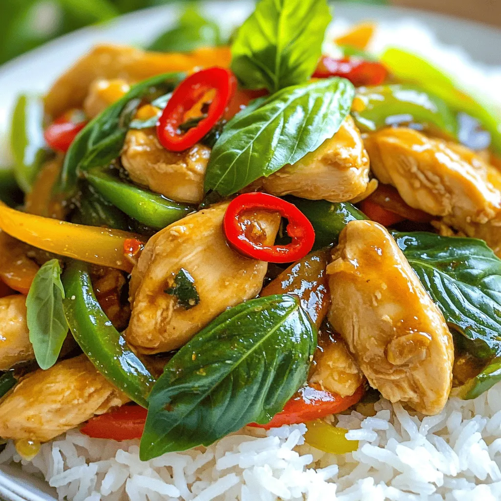 Thai Basil Chicken Stir-Fry Simple and Flavorful Meal