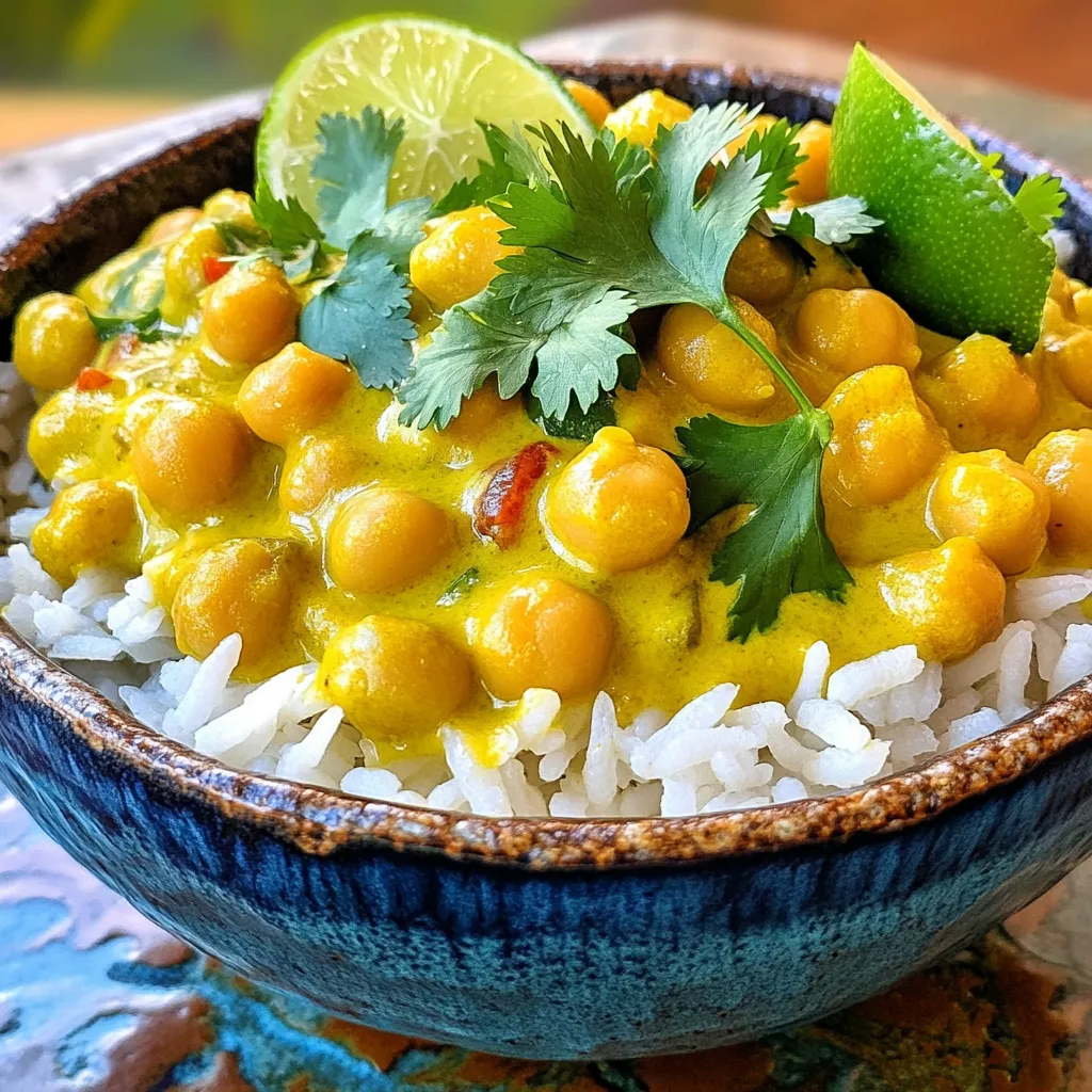 Coconut Curry Chickpeas Simple and Flavorful Recipe