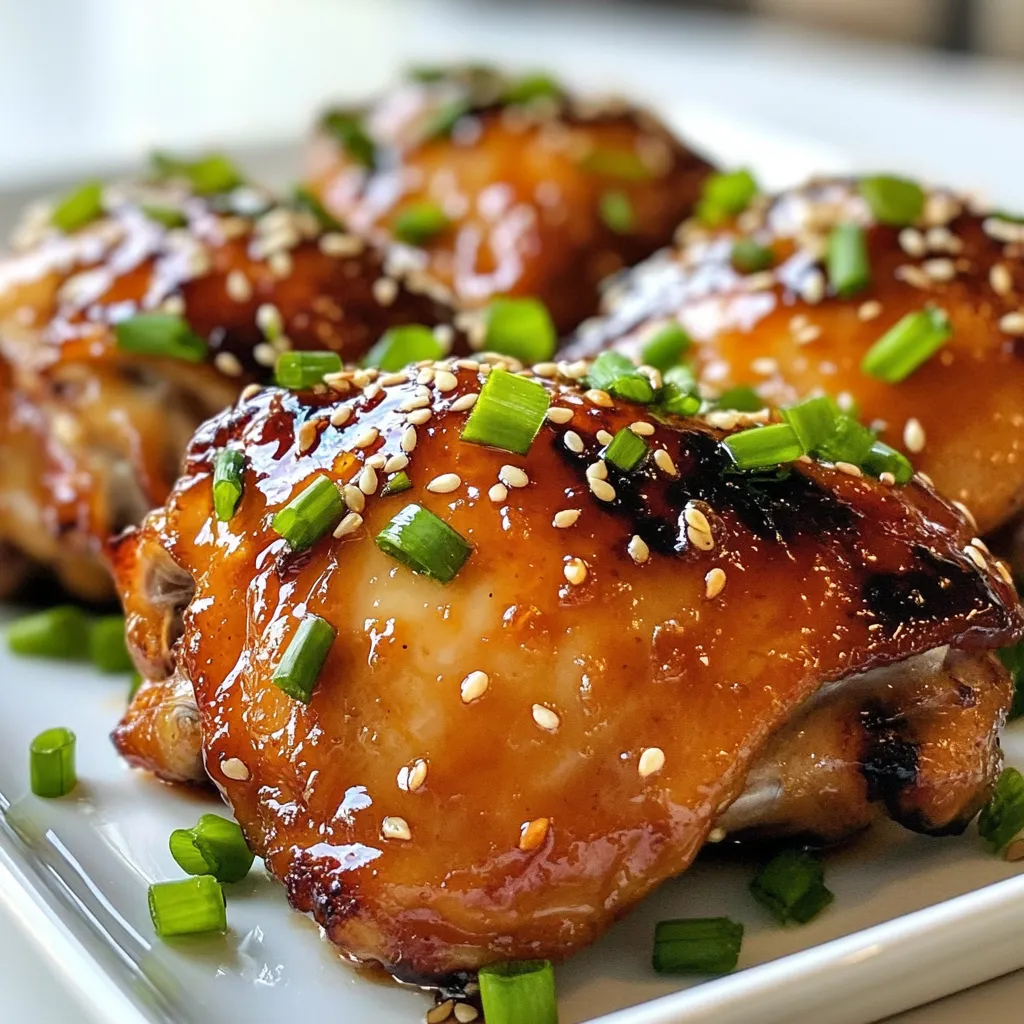Maple Soy Glazed Chicken Thighs Flavorful Dinner Idea