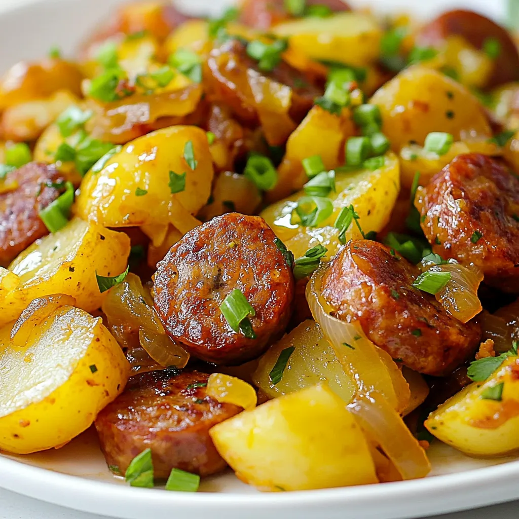 Cajun Sausage Potato Skillet Flavorful Family Meal
