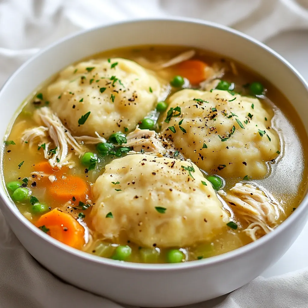 Savory Chicken and Dumplings Soup Easy Comfort Dish