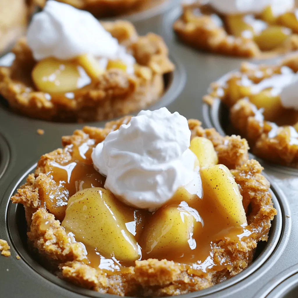 Warm Caramel Apple Cinnamon Cobbler Cups Delight