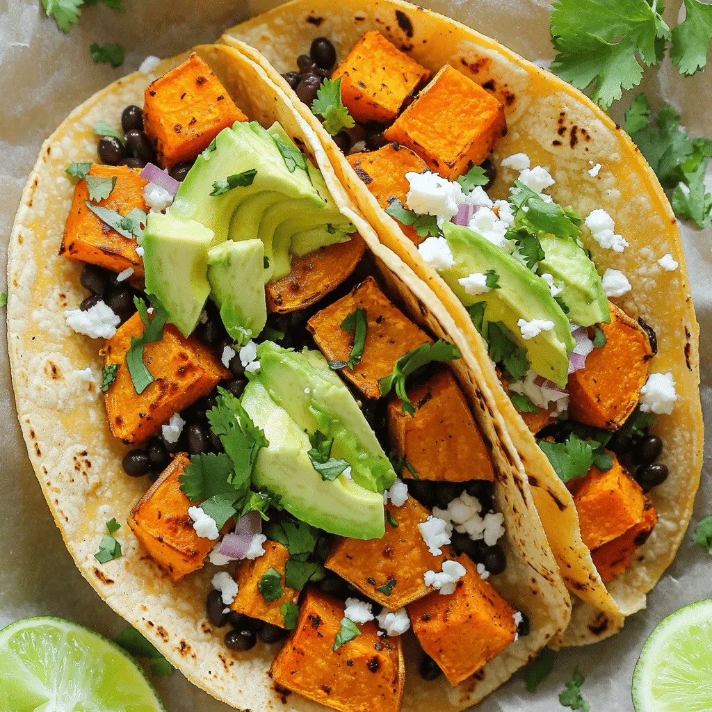 Crispy Sweet Potato Black Bean Tacos Simple Treat