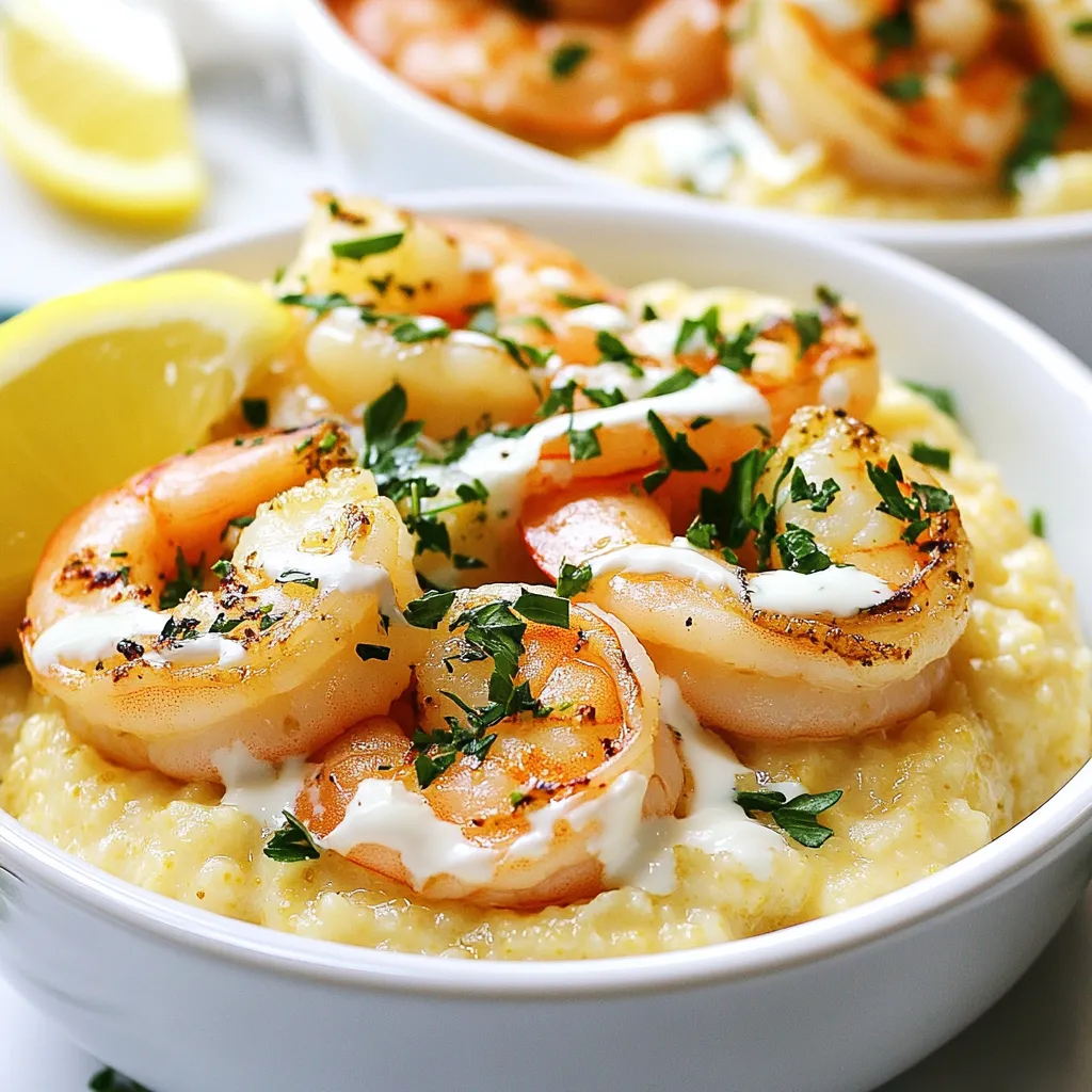 Garlic Herb Shrimp and Grits Savory Comfort Food
