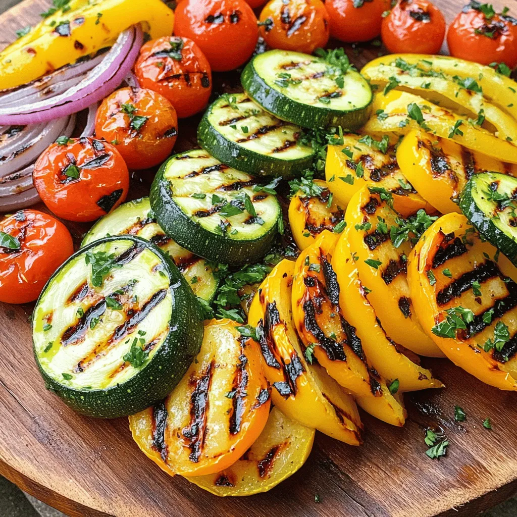 Lemon Herb Grilled Vegetables Flavorful and Simple Dish