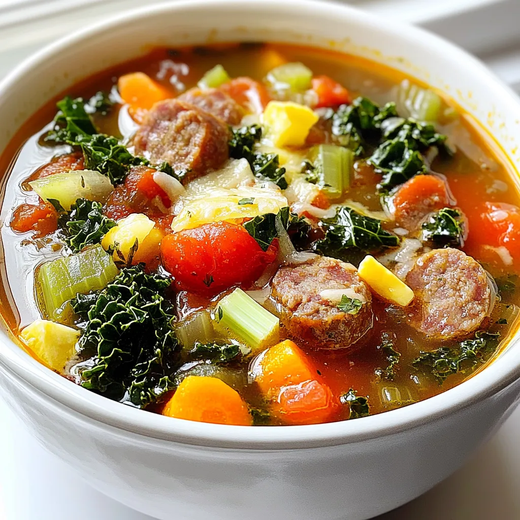 Tuscan Sausage Soup Hearty and Flavorful Classic