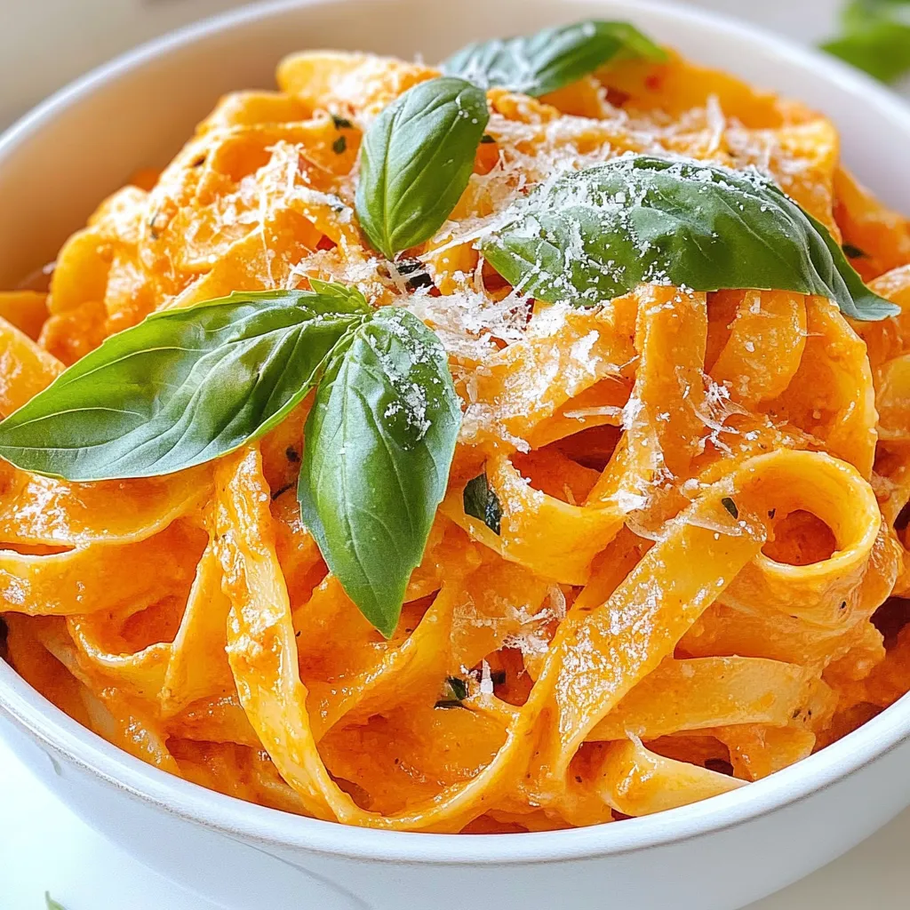Creamy Roasted Red Pepper Pasta Delightful Recipe