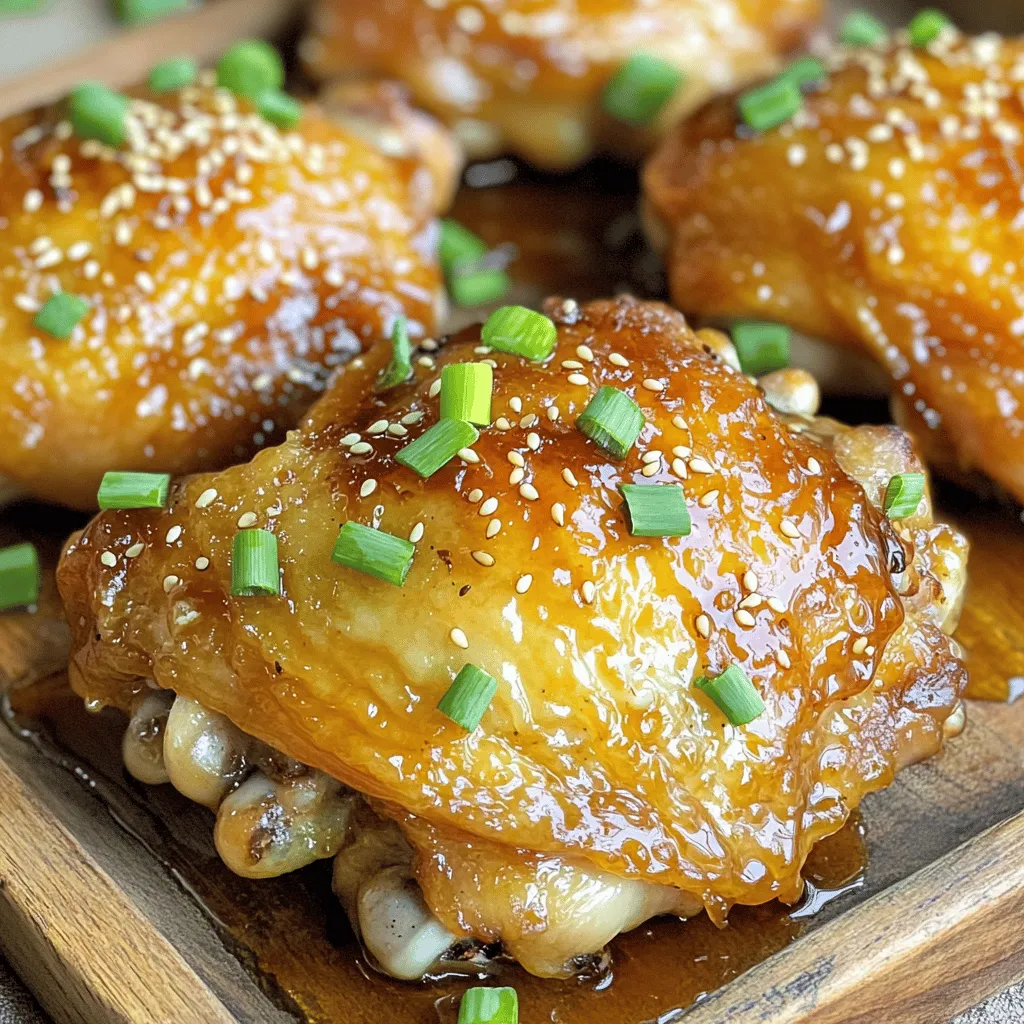 57. Honey Garlic Chicken Thighs Savory and Simple Dish