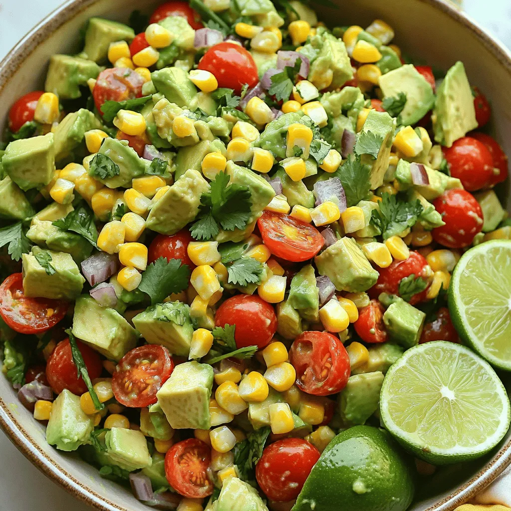 Avocado Corn Salad Fresh and Flavorful Recipe