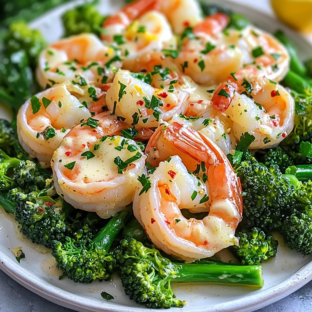 Garlic Butter Shrimp &#038; Broccolini Sheet Pan Delight