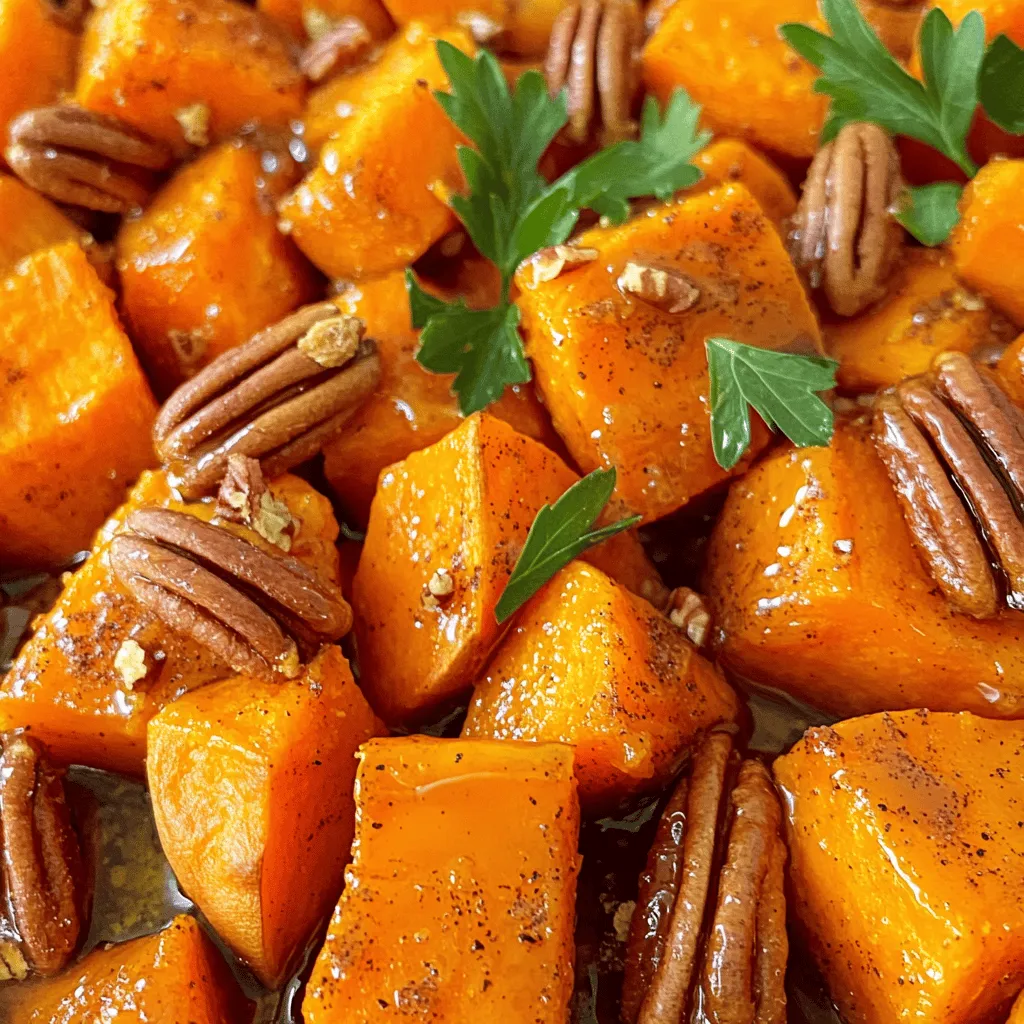 Maple Cinnamon Roasted Sweet Potatoes Tasty Side Dish