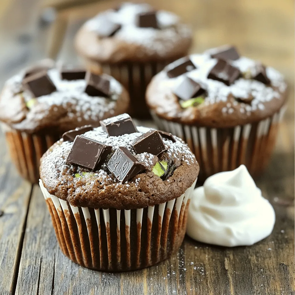 Chocolate Chunk Zucchini Muffins Irresistible Treat