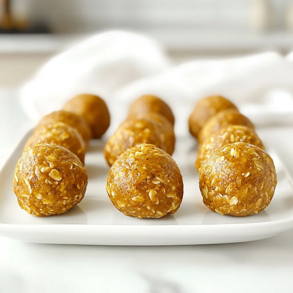Pumpkin Spice Energy Balls Healthy Snack Delight