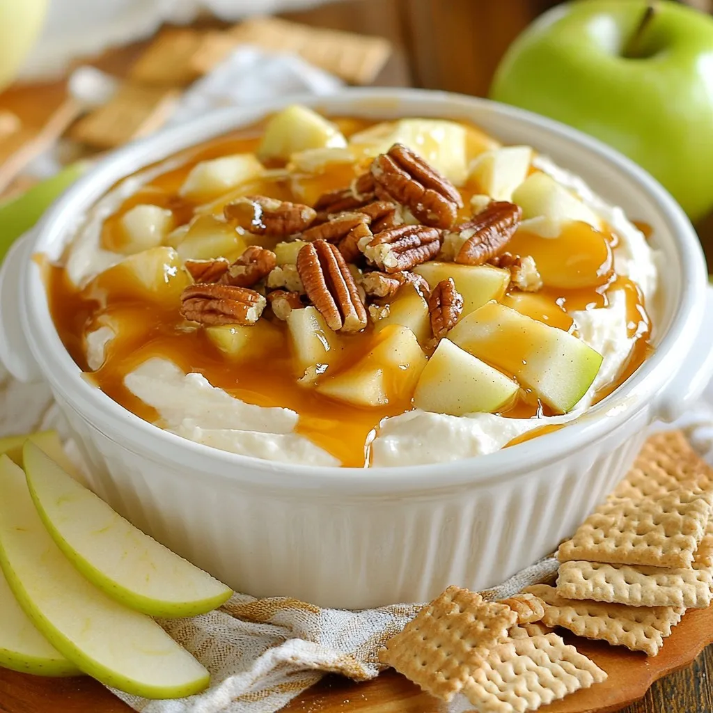 Caramel Apple Cheesecake Dip Simple and Tasty Treat