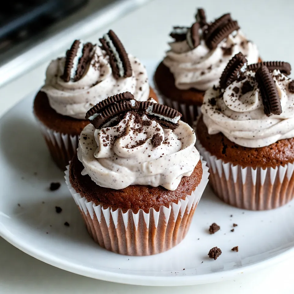 Cookies and Cream Stuffed Cupcakes Irresistible Delight
