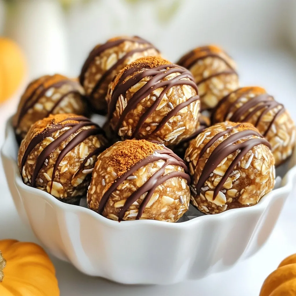 Pumpkin Spice Energy Bites Healthy Snack Option