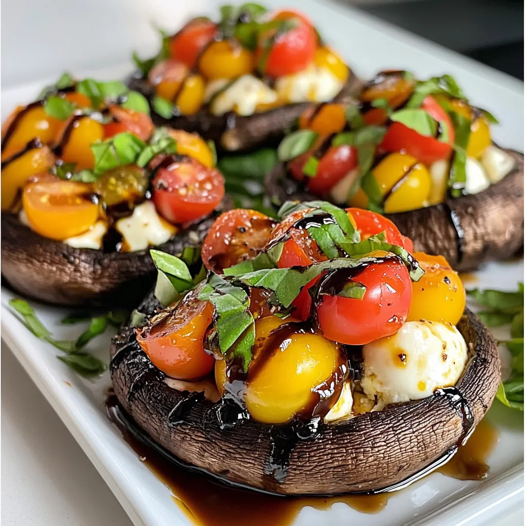 Caprese Stuffed Portobellos Flavorful and Easy Recipe