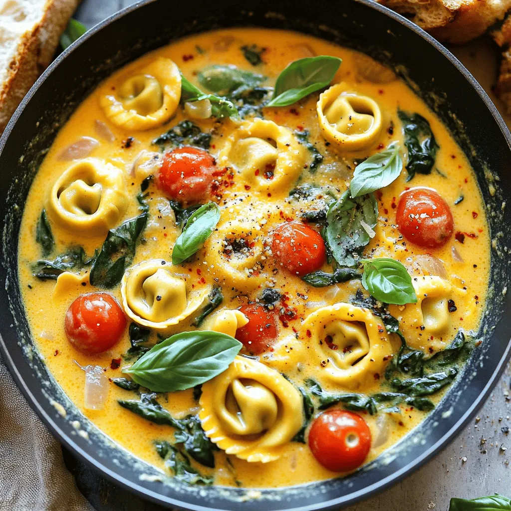 Tuscan Tortellini Skillet Satisfying and Simple Meal