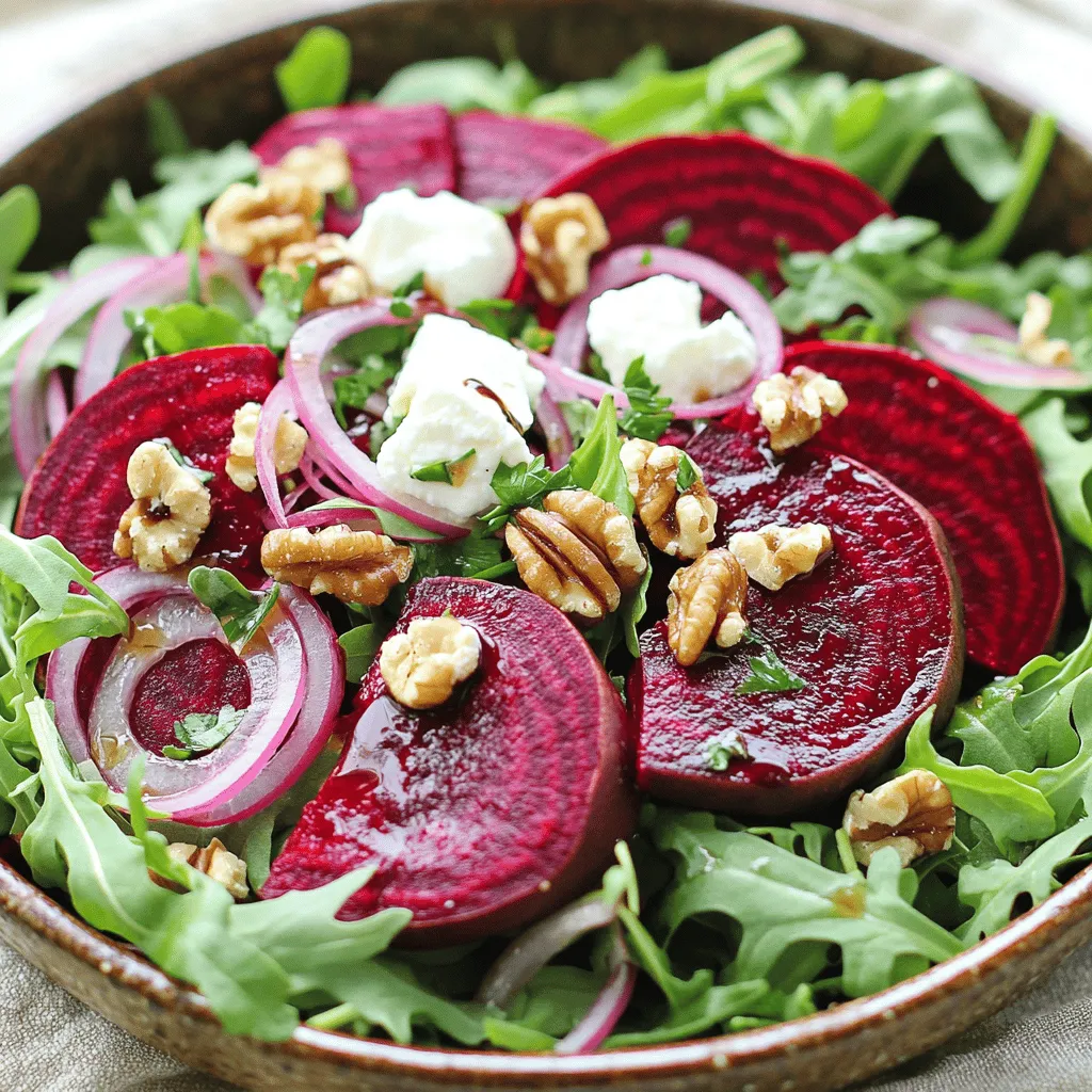Easy Roasted Beet Salad Flavorful and Nutritious Dish